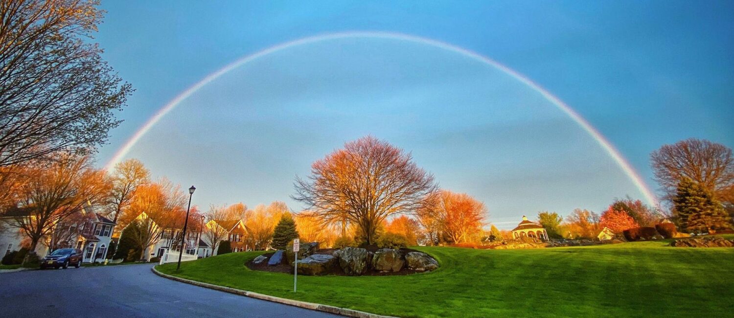 rainbow at lexington green