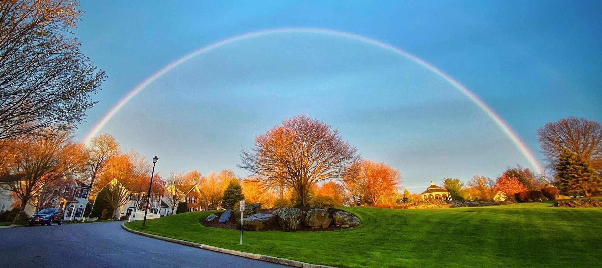 rainbow at lexington green